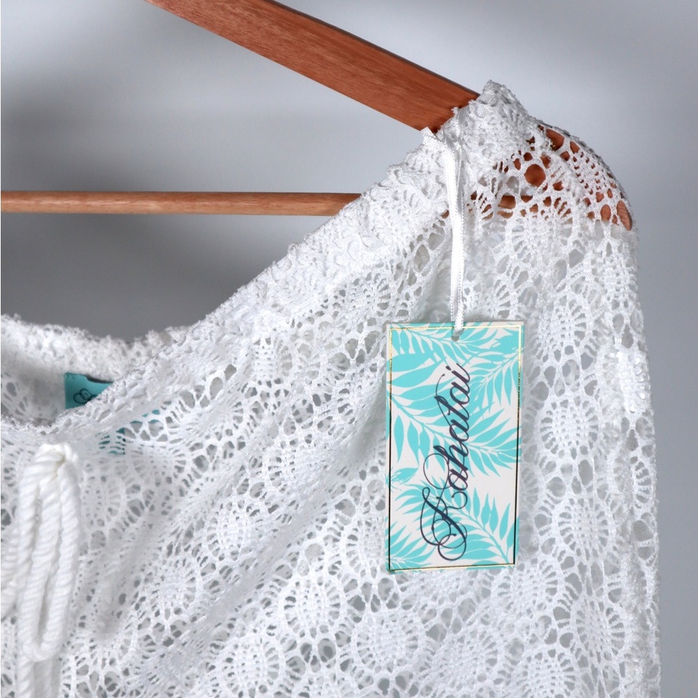 White Crochet Swim Cover-Up